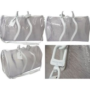 Louis Vuitton Clear Bag Bandouliere White Plage Keepall Epi